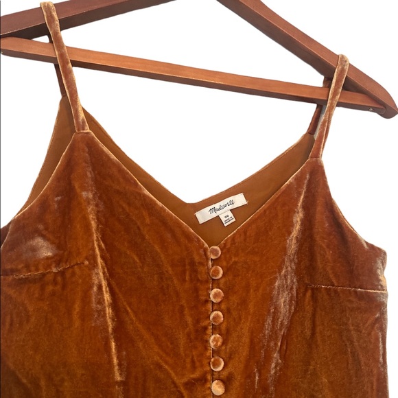 Madewell Rust Colored Button Front Top - Picture 2 of 11